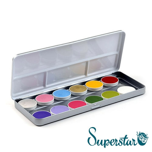 Botanical Palette Designed by Jennifer Parker - Superstar face Paints - 12 Colors
