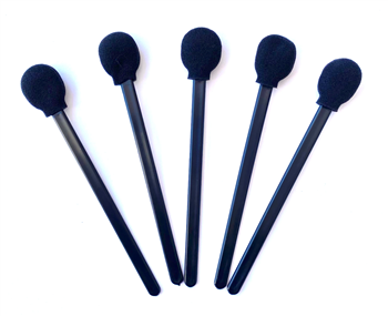 Lollipop Applicators set of 5 in Black