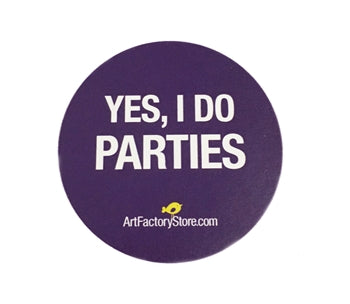 Button: Yes, I Do Parties