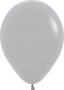 11" Deluxe Grey Betallic Balloons 100pk