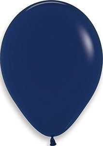 11" Fashion Navy Blue Betallic Balloons 100pk