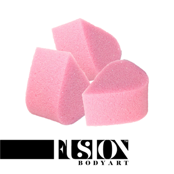 Fusion Body Art - Pink Petal Sponges (Pack of 3)