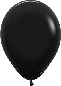 11" Deluxe Black Betallic Balloons 100pk