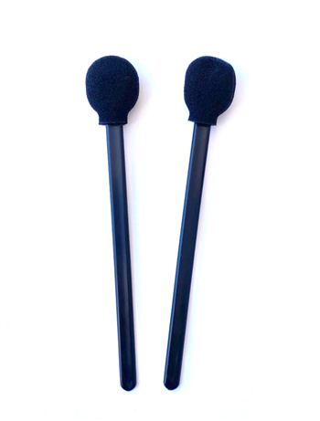 Lollipop Applicators set of 2 in Black