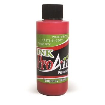 Lipstick Red ProAiir INK Alcohol Based Airbrush Body Paint  2oz