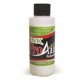 White ProAiir INK Alcohol Based Airbrush Body Paint  2oz