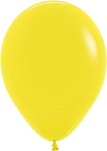 11" Fashion Yellow Betallic Balloons 100pk