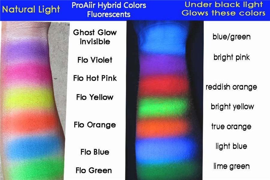 ProAiir Fluorescent Colors Hybrid Kit 1oz