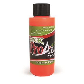 UV flo Orange INK Alcohol Based Airbrush Body Paint  2oz