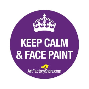 Button: Keep Calm & Face Paint