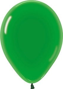 11" Crystal Green Betallic Balloons 100pk