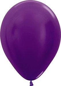 11" Metallic Violet Betallic Balloons 100pk