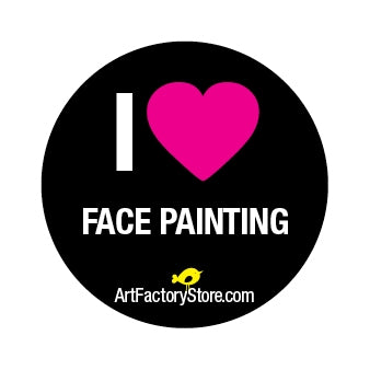 Button: I <3 Face Painting