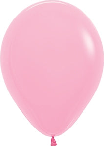 11" Fashion Bubble Gum Pink Betallic Balloons 100pk