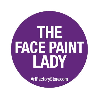 Button: The face Paint Lady