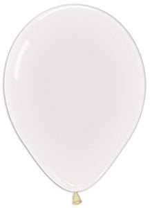 11" Crystal Clear Betallic Balloons 100pk