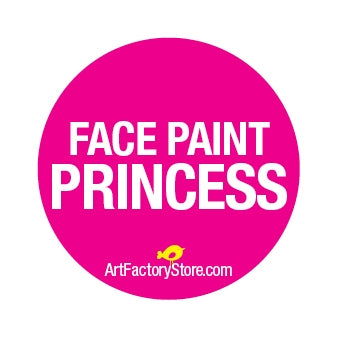 Button: face Paint Princess