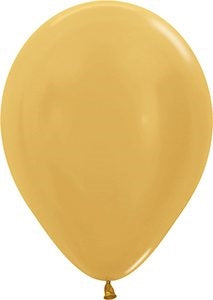 11" Metallic Gold Betallic Balloons 100pk