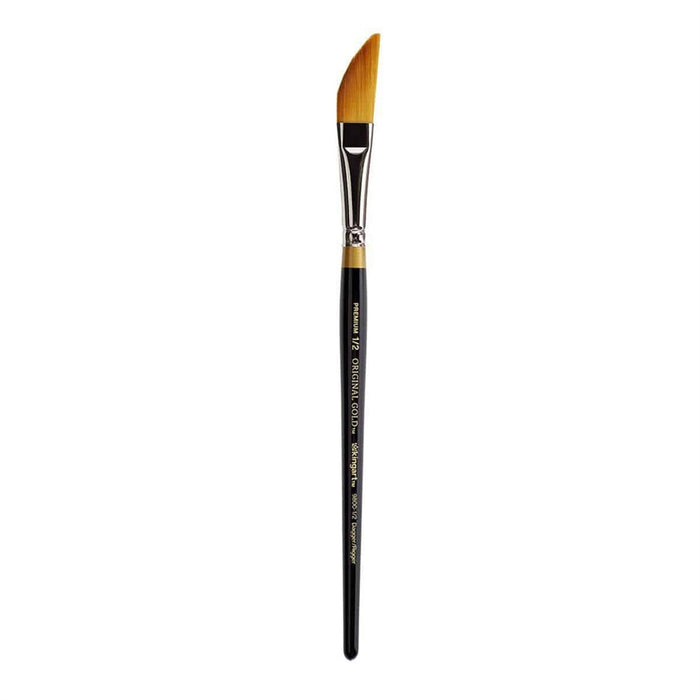 KingArt Face Painting Brush - Original Gold 9800 Dagger Series - Size 1/2