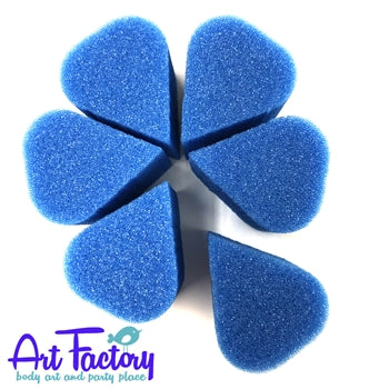 Blue Petal Sponge 6 Pack by the Art Factory