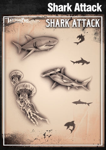 Wiser's Shark Attack Tattoo Pro Stencil