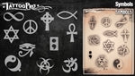 Tattoo Pro Stencils by Wiser - Symbols Stencil