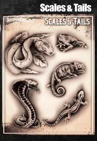 Wiser's Scales & Tails Tattoo Pro Stencil
