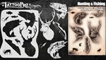 Tattoo Pro Stencils by Wiser - Hunting & fishing Stencil