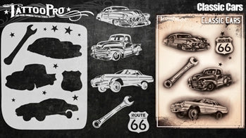 Wiser's Classic Cars Tattoo Pro Stencil
