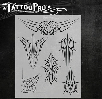 Wiser's Pinstriping Tattoo Pro Stencil