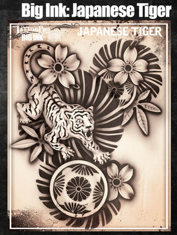 Wiser's Big Ink: Japanese Tiger Tattoo Pro Stencil