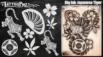 Wiser's Big Ink: Japanese Tiger Tattoo Pro Stencil