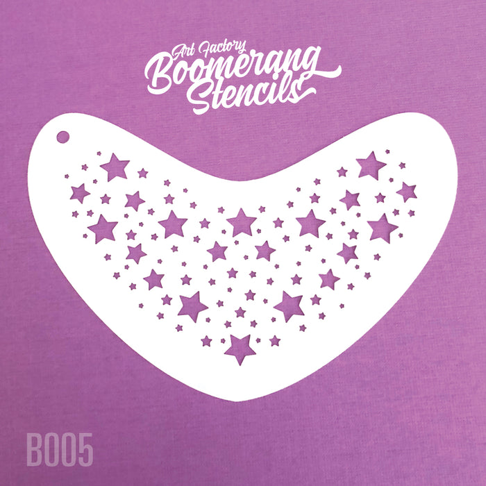 Star Twinkle Stencil Boomerang Stencil by the Art Factory