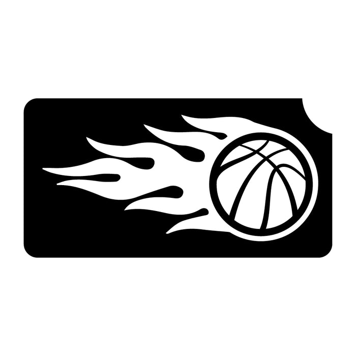 486 Basketball with Fire - Set of 5