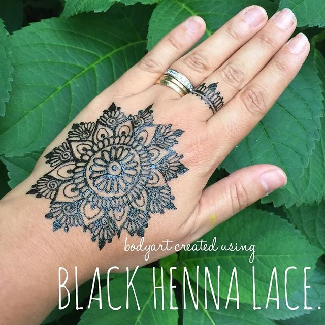 Black Henna Lace