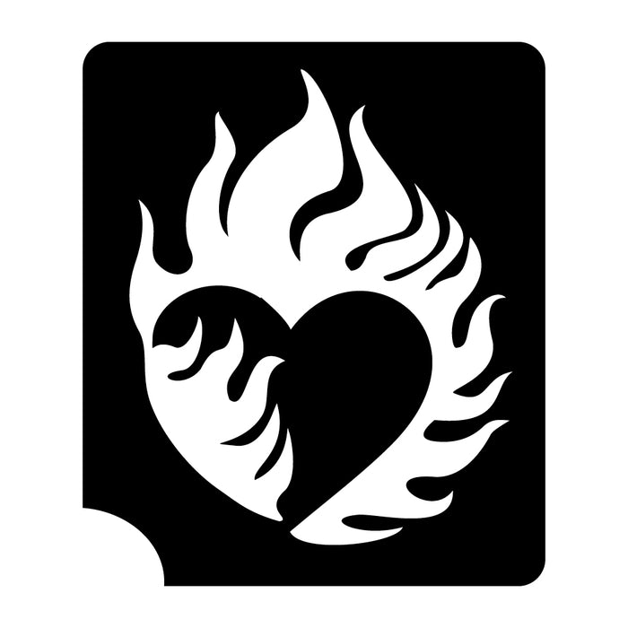 366 Heart fire - Set of 5