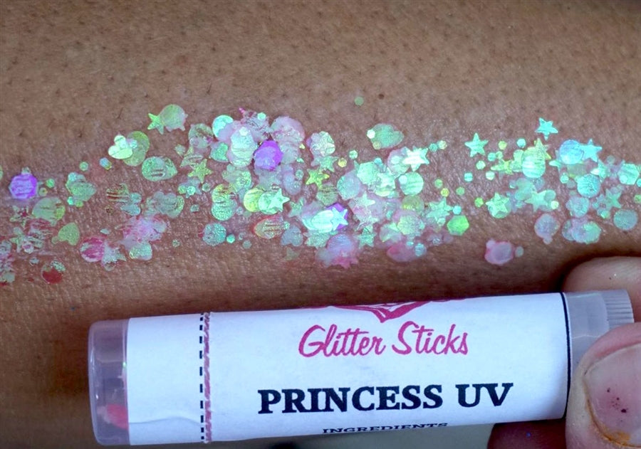 Creative Faces Glitter Sticks - Princess UV