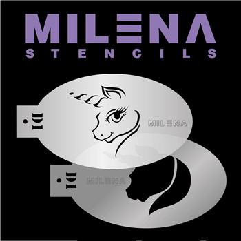 Milena Double Stencil - Pretty Unicorn