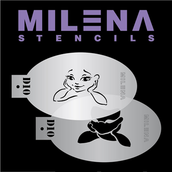 Milena Double Stencil - Pixie Smile