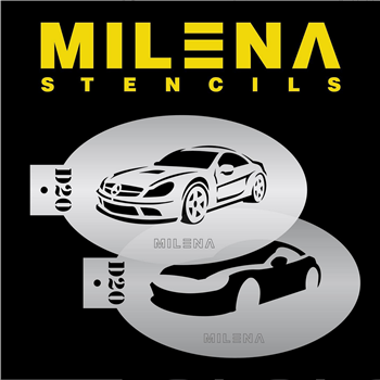 Milena Double Stencil - Car