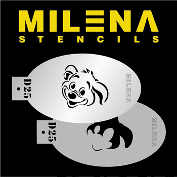 Milena Double Stencil - Happy Puppy