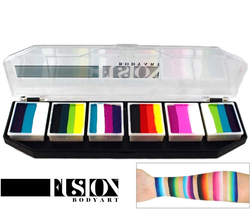 Fusion Spectrum Face Painting Palette - Rainbow Burst