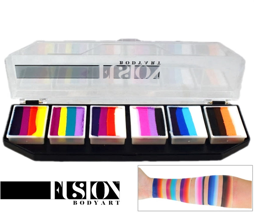 Fusion Spectrum Face Painting Palette - Rainbow Splash