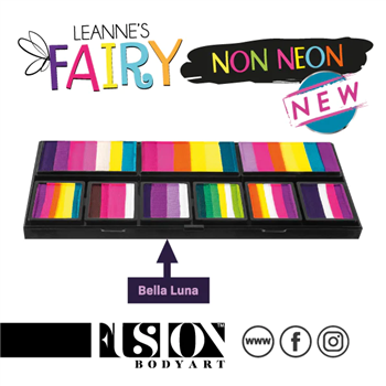 Fusion Body Art Face Painting Palette - Leanne's Fairy Collection (non neon)