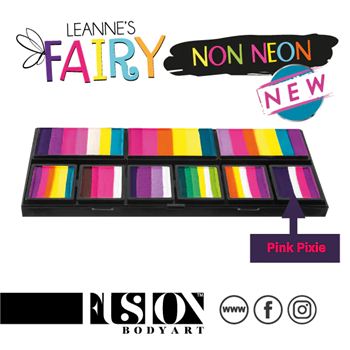 Fusion Body Art Face Painting Palette - Leanne's Fairy Collection (non neon)
