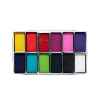 Global All You Need 12 Colors Full Length Face & BodyArt Palette Sampler 12x 15g