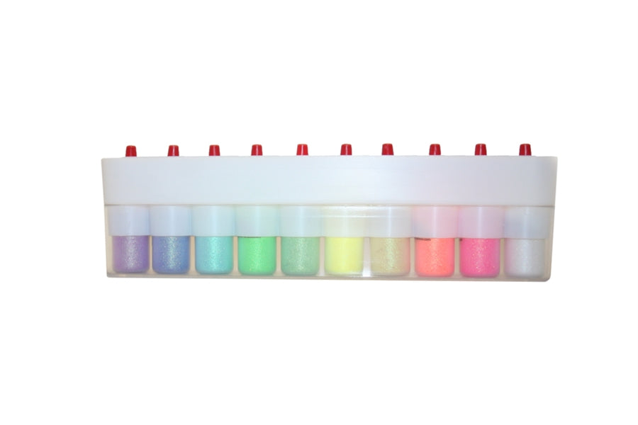 Rainbow Crystal Body Glitter Set of 10 x .5 oz bottles