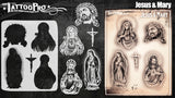 Wiser's Jesus & Mary Tattoo Pro Stencil