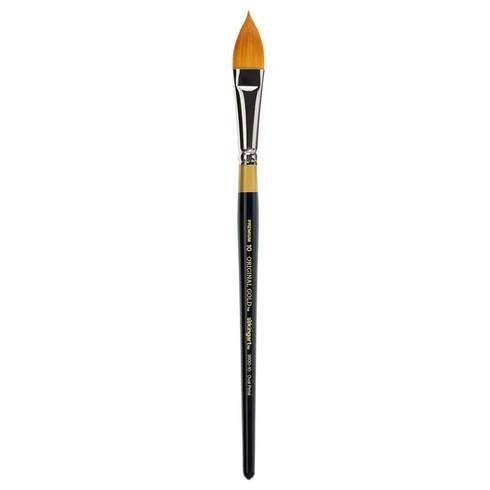 KingArt Face Painting Brush - Original Gold 9930 Series - Golden Talon Oval Floral Petal #10