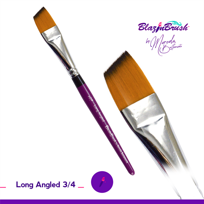 Long Angled 3/4 - Blazin Brush by Marcela Bustamante
